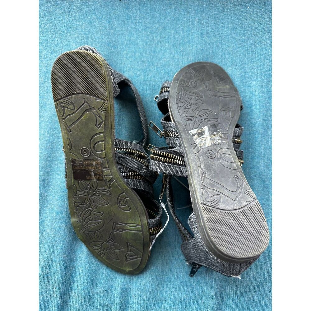 Women’s Strappy Gladiator Zip Sandals US8 NWT - Picture 5 of 6